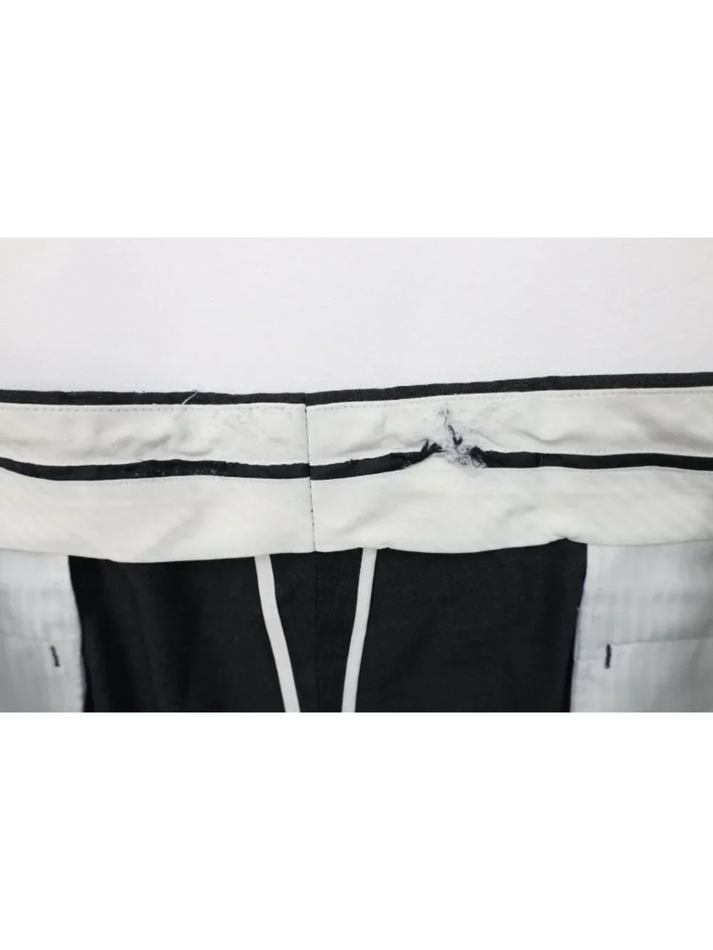 Vintage 90s Streetwear Mens 40x28 Wool Blend Knit Wide Leg Chino Pants Gray